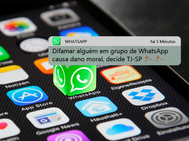 Difamar alguém em grupo de Whatsapp causa dano moral, decide TJ-SP